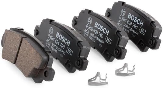 Bosch BP931 rear brake pads set with retaining clips