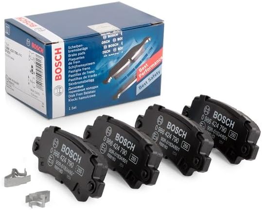 Bosch BP931 brake pads set of 4 with box and retaining clips