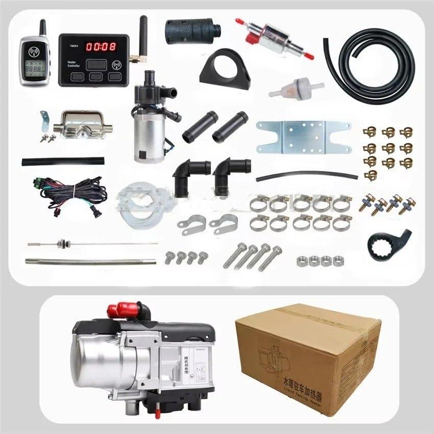 Engine Water Pump Universal Q5 Parking Water Heater 5KW-12v Car Sedan Pickup Engine Preheater Tank