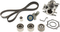 Engine Timing Belt Kit with Water Pump - Compatible with Select Saab 9-2X Subaru Baja, Forester, Impreza, Legacy, Outback