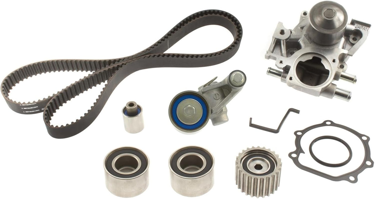 Engine Timing Belt Kit with Water Pump - Compatible with Select Saab 9-2X Subaru Baja, Forester, Impreza, Legacy, Outback