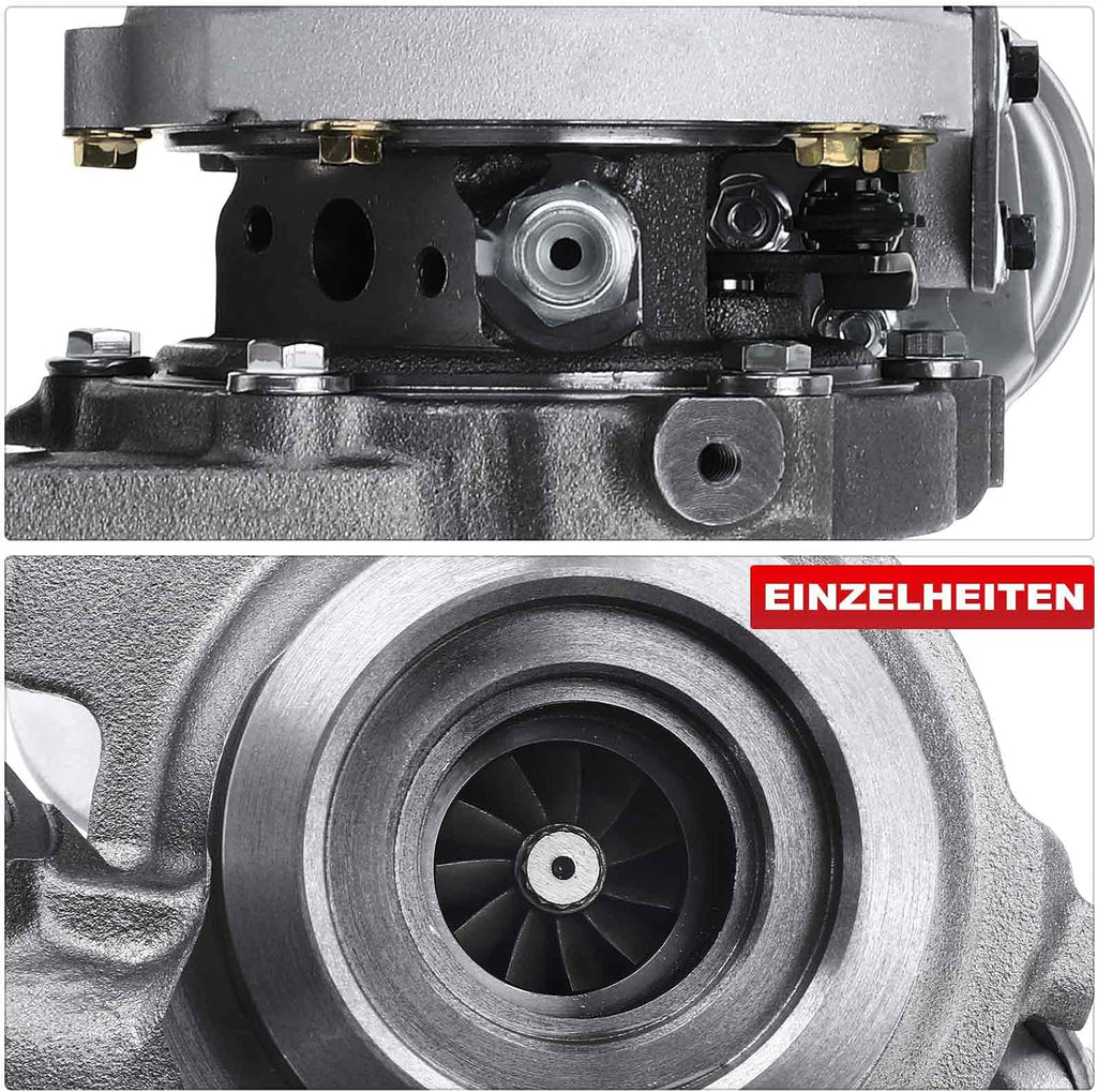 Frankberg Turbocharger 813860-0001 | Compatible with VW Golf Alltrack, Audi A3 8V, Skoda Octavia III, Seat Leon SC 1.4 TSI