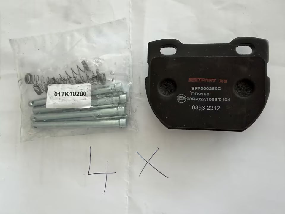 Britpart XS Brake Pads – Land Rover Defender 90/110/130 Rear